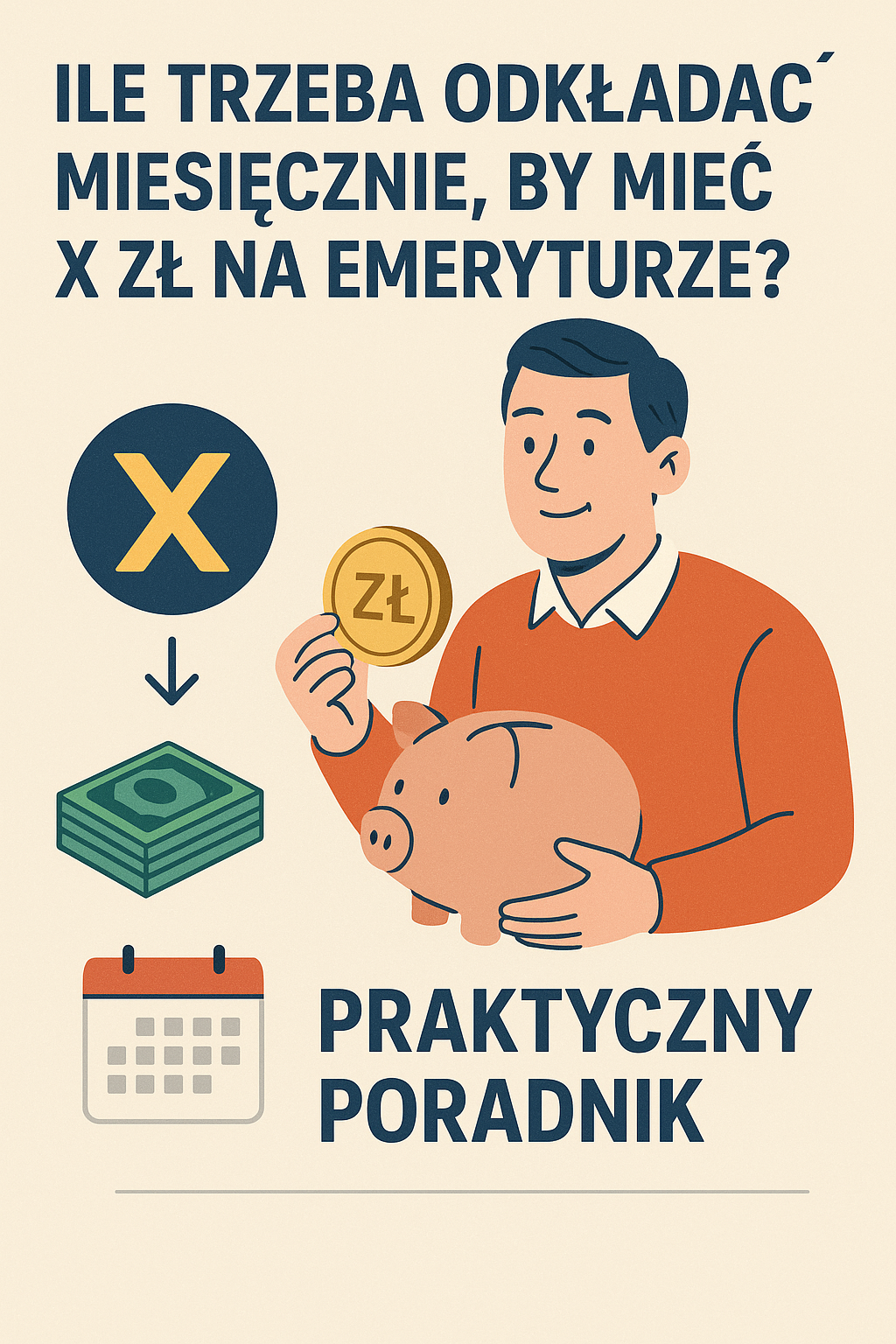 Ile trzeba odkładać miesięcznie, by mieć X zł na emeryturze? Praktyczny poradnik dla każdego